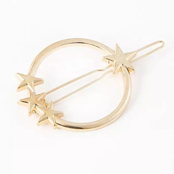 Nikkiwallflower Accessories - *Lianna* Stars and Circle Hair Clip